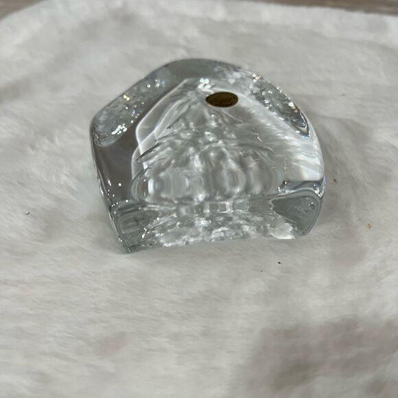 Vintage Cristal D’Arques Christmas Tree Paperweight with original box NWOT - Picture 3 of 4